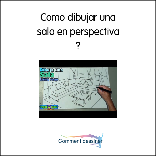 Como dibujar una sala en perspectiva